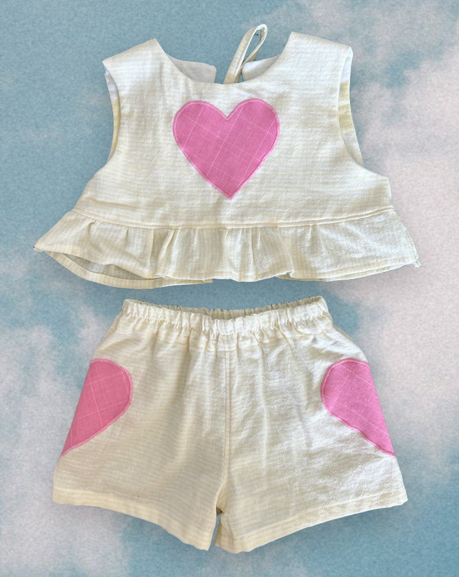 Summer Heart Set (1 / 12-18 months)