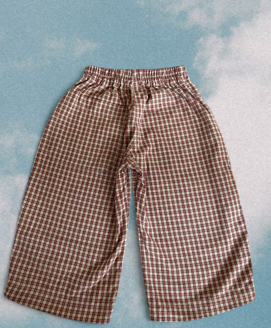 Brown Check Star Pants (Size 3)