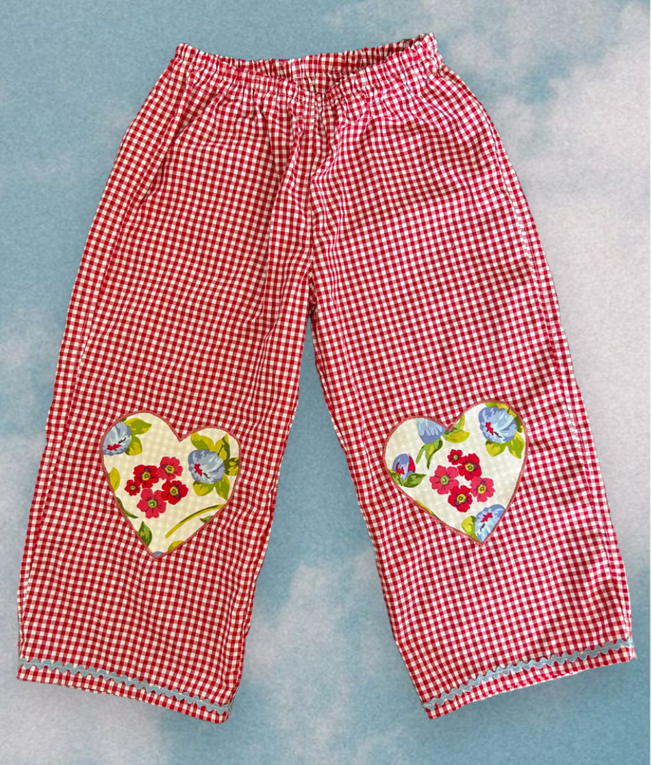 Floral Heart Pants (4-5yrs)