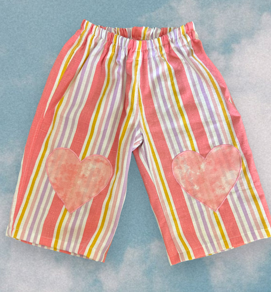Stripy Heart Pants (12-18 months)
