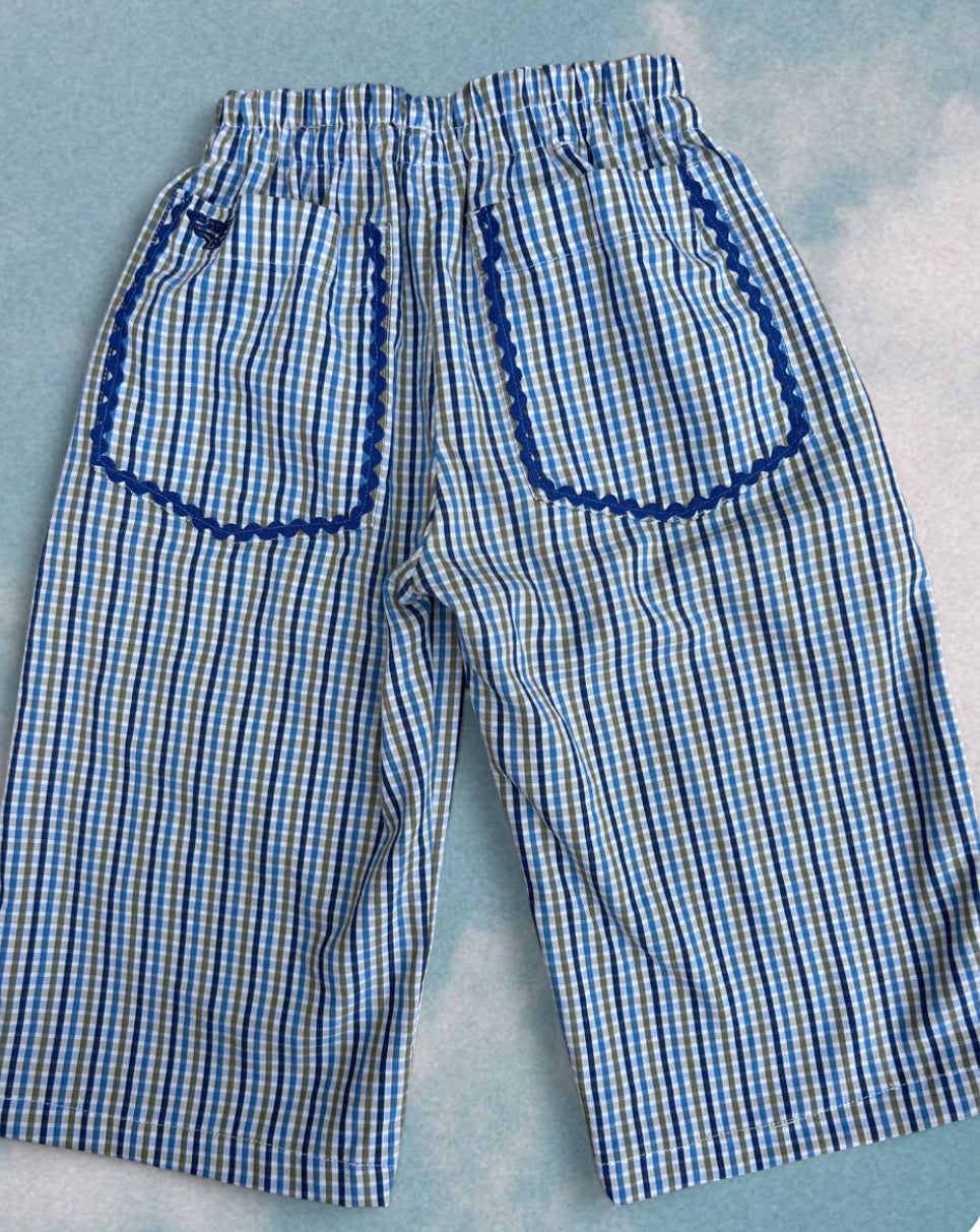 Blue & Green Star Pants (2-3 years)