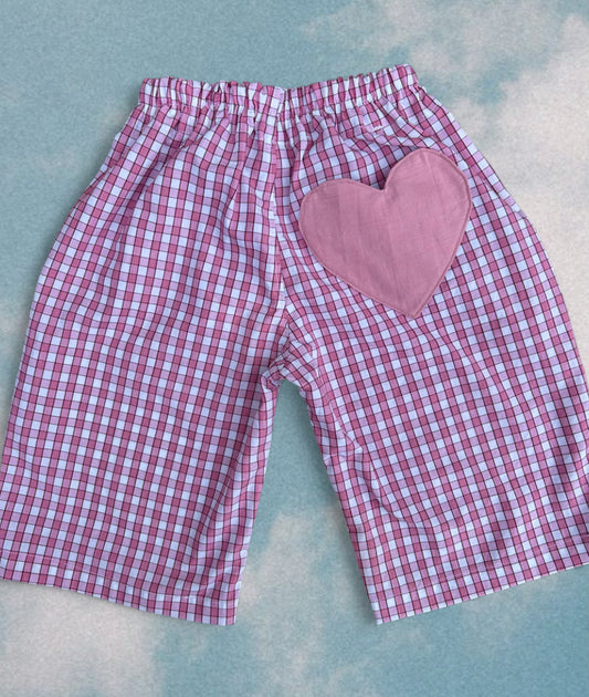 Pink Heart Pants (9-12 months)