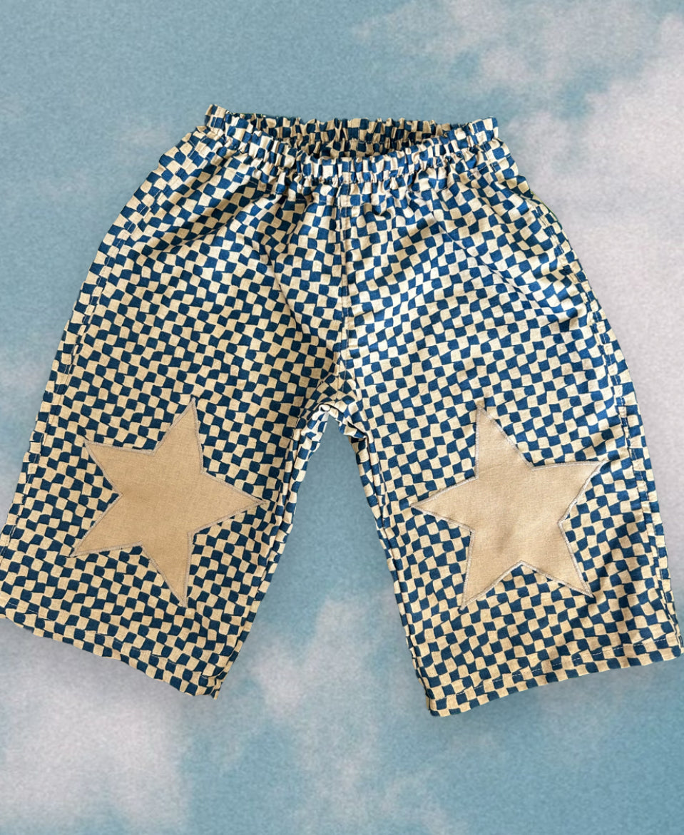 Checkered Star Pants (1/ 12-18months)