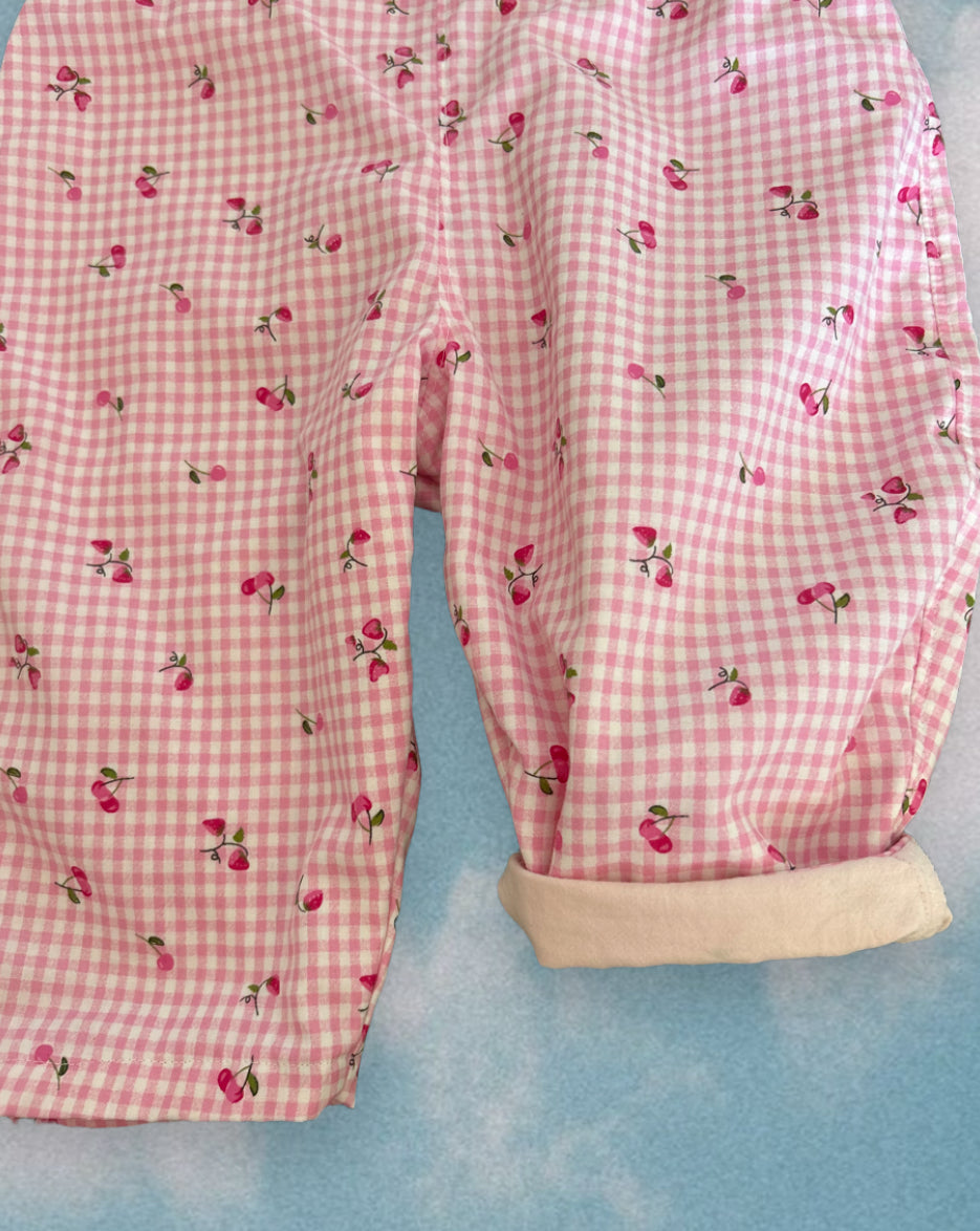 Strawberry Overalls (1 / 12-18months)