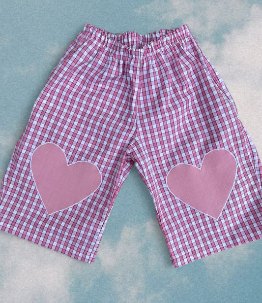 Pink Heart Pants (9-12 months)