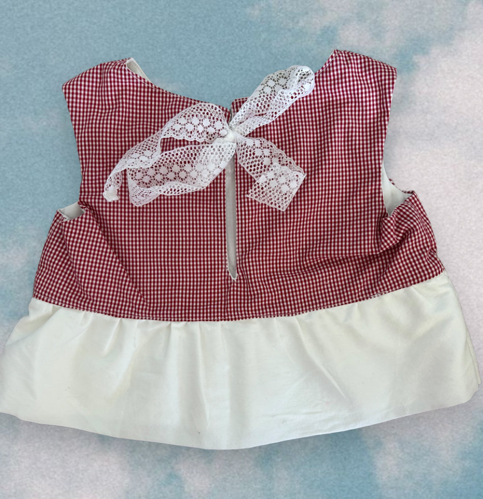 ** Vintage embroidery Heart Set (2-3yrs)