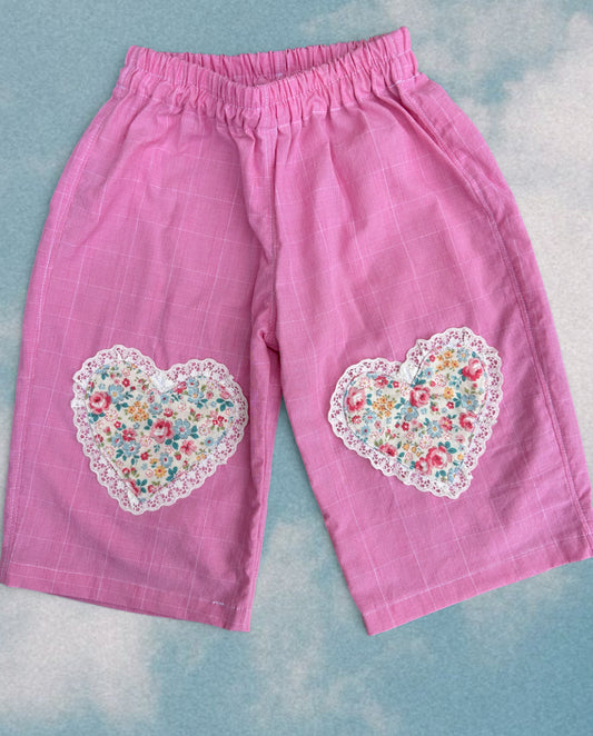 Floral Heart Pants (12-18 months)