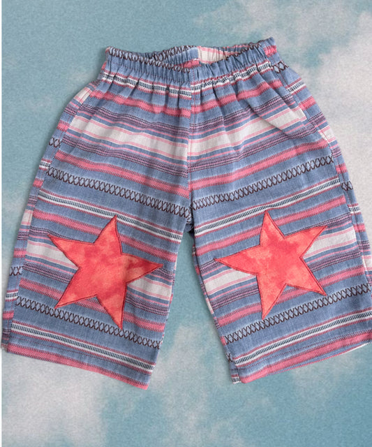 Stripy Star Pants (9-12 months)