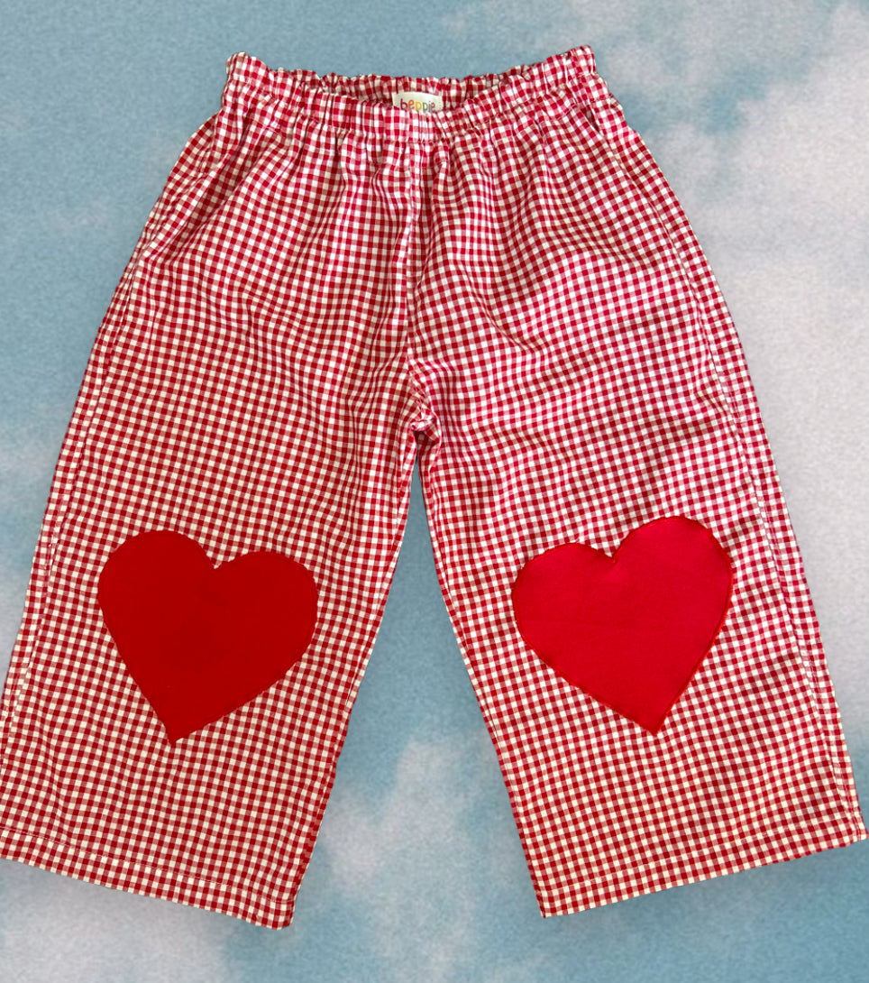Red Heart Pants (3-4yrs)