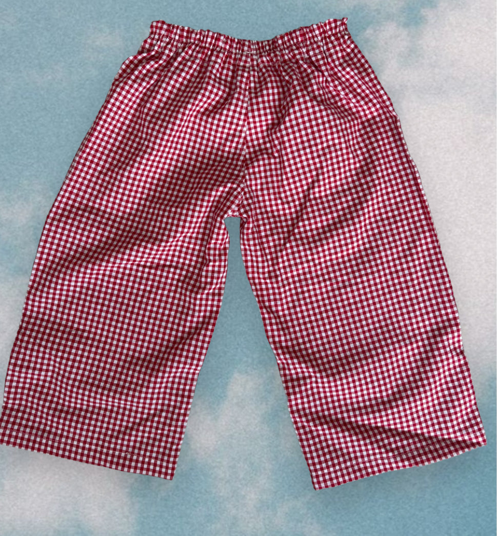 Red Heart Pants (3-4yrs)